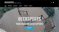 Desktop Screenshot of decksperts.com
